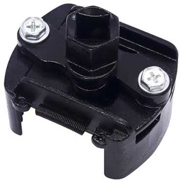 HISports Oil Filter Wrench for 60-80mm Adjustable Universal Oil Filter Removal Tool Oil Filter Wrenches Cup 1/2 Housing Tool Remover Kit Oil Filter Cap Wrench for Car Motorcycle Truck