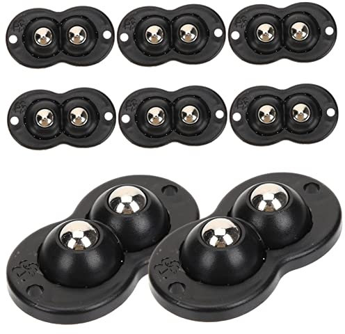 VILLFUL 8 Ruedas Pequeñas Para Contenedores De Almacenamiento, Ruedas Giratorias, Ruedas Para Contenedores De Almacenamiento, Ruedas Adhesivas, Ruedas Autoadhesivas, Ruedas Giratorias