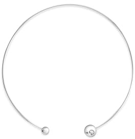 Calvin Klein Collana Rigida Aperta da Donna Collezione SCULPTURAL BUBBLES in Acciaio Inossidabile - 35000784