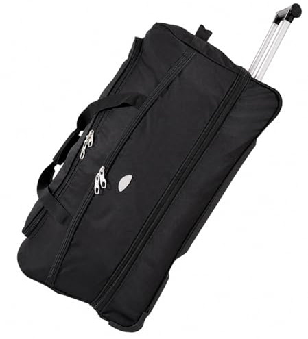 Grand Sac de Voyage 106L à roulettes XXL – Nylon 900D Ultra Résistant, Sac de Sport, Sac de Transport, Valise Souple avec Poignée Télescopique, Grande capacité, Homme Femme (75 cm)