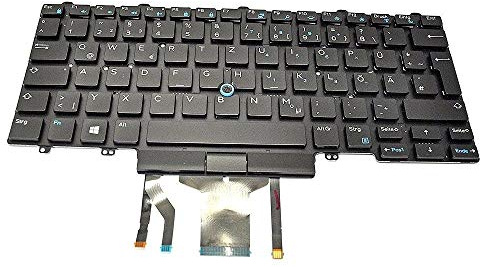 DELL - Teclado retroiluminado para portátil DELL Latitude 5490 Latitude 5491 Latitude 5495 Latitude 7480 Latitude 7490: 9FFCM