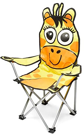 Eurohike Giraffe Children's Camping Chair, Lightweight and Portable Kid's Camping Chair, Camping Chair for Kids, Camping Furniture, Camping Equipment