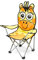 Eurohike Giraffe Children's Camping Chair, Lightweight and Portable Kid's Camping Chair, Camping Chair for Kids, Camping Furniture, Camping Equipment