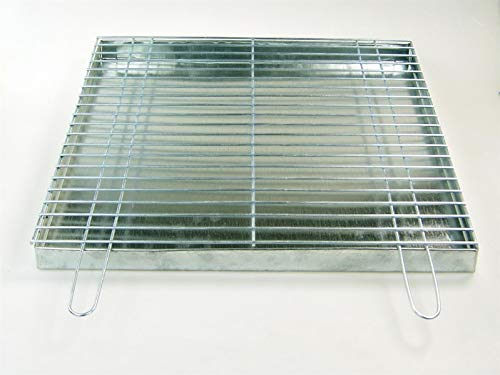 BitWa asklåda med grillgaller 4 mm 60 x 60 cm i en uppsättning grillkamin