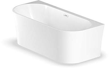 SPALINA RUBY - Bañera semi-exenta mural L. 170 x l. 80 cm