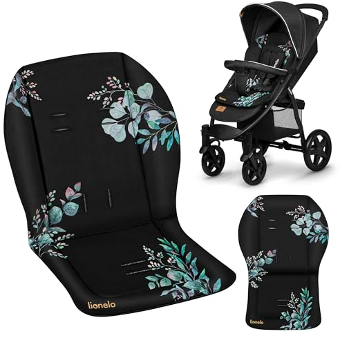 Lionelo SEATLINER Universelle Kinderwagenmatratze, beidseitig wasserabweisendes Material, kompatibel mit den meisten Kinderwagen, weiche Kinderwageneinlage