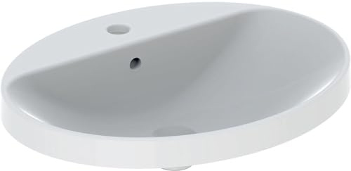 Geberit - Lavabo - Lavabo da incasso Geberit VARIFORM ovale 55x45cm con gamma di rubinetteria - Geberit