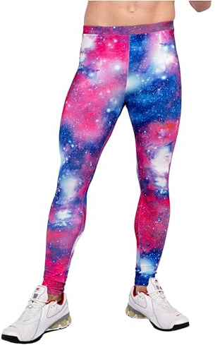 Kapow Meggings Originals Men’s Fashion Leggings, Lightweight 4-Way Stretch Streetwear Tights for Festivals, Concerts, Travel, Lounging & Everyday Wear