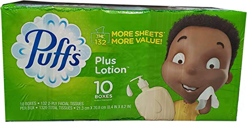 Puffs Facial Tissue Plus Lotion, 10Count