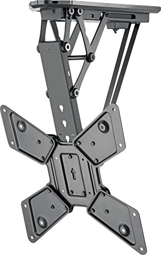 SCHWAIGER LWHDS5530 513 - Soporte Inclinado para televisores motorizados (30 kg, máximo 30 kg, Norma VESA, 400 x 400 cm, Incluye Accesorios de Montaje), Color Negro