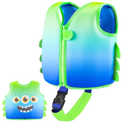 Chaleco de Natación para Niños y Niñas Apto para 1 a 3 Años o 3 a 6 Años (BGM,1-3)