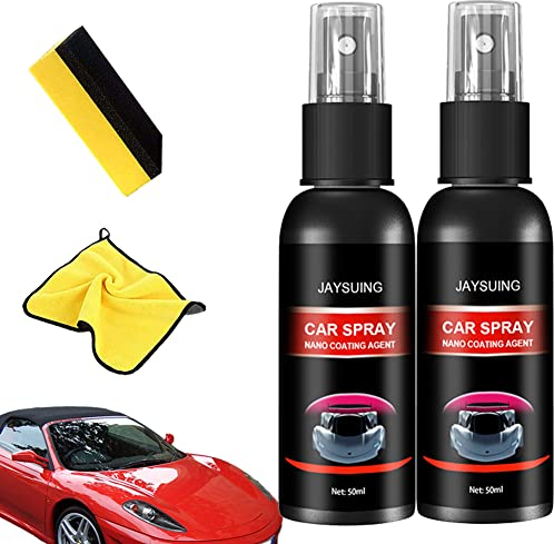 Magic Gem Nano Spray Seal, Nano Auto Spray per la rimozione dei graffi, Car Nano Repair Spray, riparazione rapida per tutte le carrozzerie (2 pezzi, 50 g)