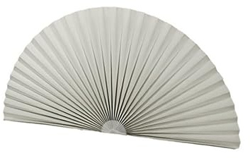 Self-Adhesive Arch Pleated Blind Bedroom Balcony Sunshade Curtain Half Blackout Window Curtains Non-Woven Light Filtering Shades Radius 23.22'' (Light Grey)