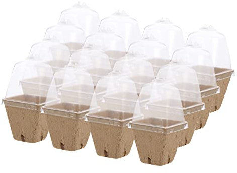 UKCOCO 20 Pezzi Coppa della piantina di polpa piantare all'aperto vivaio fioriere coperture Piccola fioriera vaso per piante da Piccole pentole succulenti vaso da balcone Carta