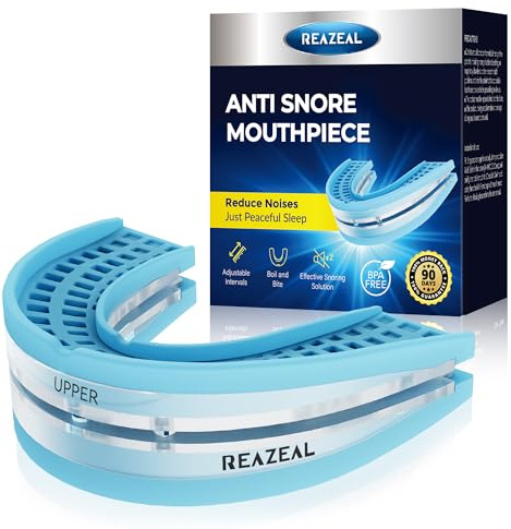 Anti-Schnarch-Gerät für einen ruhigen Schlaf: Adjustable Anti-Snoring Mouthpiece – Schnarchstopper für Männer und Frauen, geeignet für Zuhause und unterwegs