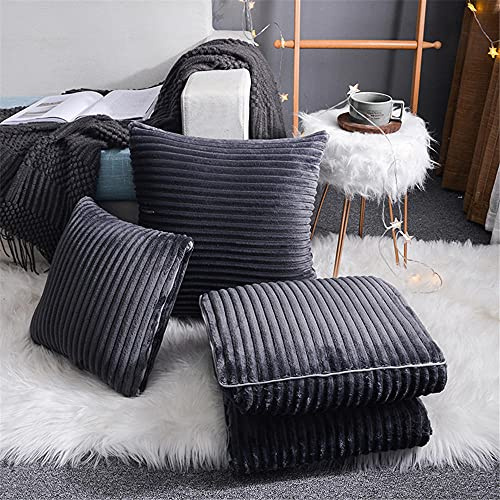 Couverture et oreiller de voyage – Couverture d'avion matelassée confortable pour la chaleur et le confort, parfaite pour la sieste dans la voiture, au bureau ou à la maison