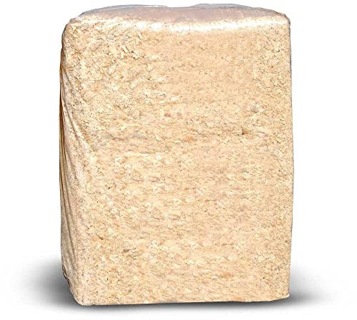 Hadley Compressed 18KG Sawdust Wood Shavings Perfect For Animal Pet Bedding for Rabbit, Hamster, Mice, Gerbils, Horses, Cows, Pony (18)