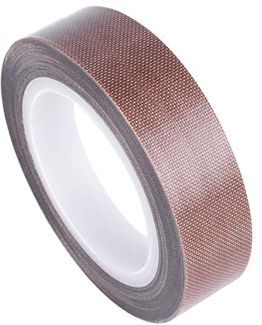 PTFE Fabric Tape, Teflon Tape for Vacuum Sealer Machine, Hand Impulse Sealers Insulation Wear-Resistant PTFE Coated Fiberglass