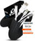Wertmann guaina cavi intrecciata nera [3m] incl fascette velcro cavi [5pz] diametro adattabile [12-20mm] - [vincitore del test] per coprifili tv a muro o raccoglicavi per PC raccogli cavi scrivania