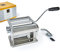 ALL EAZY HOME & KITCHEN Nudelmaschine manuell aus Edelstahl • Pasta Maker 3-in-1 für Nudeln und Teigplatten • Einfache Reinigung
