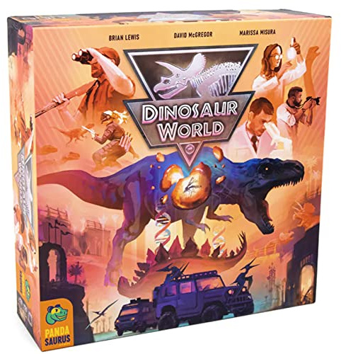 Pandasaurus - Dinosaur World - Lustiges Dino-Thema Brettspiel - Ab 10 Jahren - Für 2-4 Spieler - Englisch