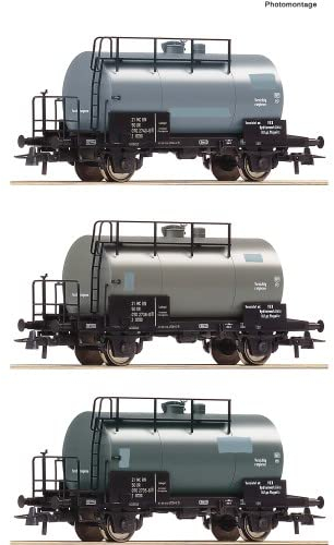 Roco 3er Set Kesselwagen DR IV | DC | Spur H0#77021