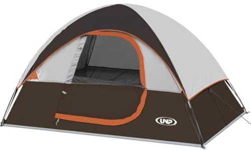 UNP Camping Tent for 2-3 Person | Waterproof Windproof Easy Assemble Portable Dome Tent for Camping