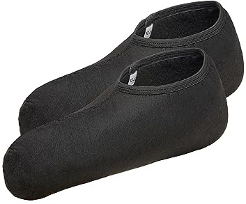 Ladeheid Chaussettes de bottes Chaussure intérieure Chaussettes réchauffantes pour bottes de pluie LA40-250, Noir , 38-39