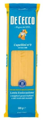 5X DE CECCO CAPELLINI (5 PACCHI DA 500gr) 2,5 kg