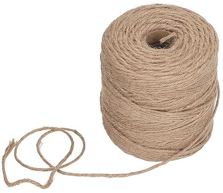 Cordel De Yute De 200 M, Cuerda De 3 Mm De Diámetro, Para Manualidades, Plantas, Envoltorios De Regalos, Decoración Navideña, Cuerda De Embalaje, Decoración Del Hogar