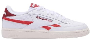 Reebok Club C Revenge, Scarpe da Ginnastica Donna, Ftwrwhite Energyred Chalk, 38 EU