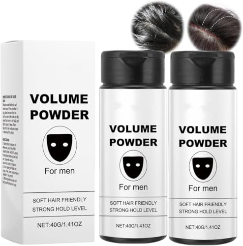 2 Piezas Polvo De Textura Para El Cabello, Polvo Voluminizador Pelo Hombre, Polvo Texturizante Volumen, Polvo Pelo Hombre Texturizado, Polvo Volumen Pelo, Refrescante, Larga Duración, Fácil De Aplicar