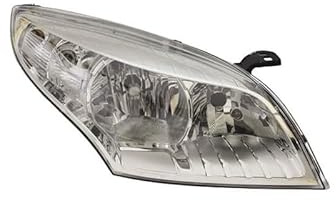 Repiauto Phare avant droit chromé H7/H7 compatible avec Renault Megane 3 phase 1 2008-2012