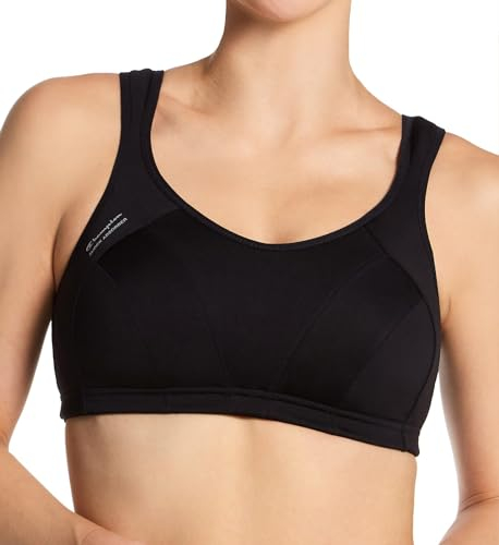 Champion Women's Shock Absorber S4490 Active Multi Sport Support Bra, Opaque, Black, 38E