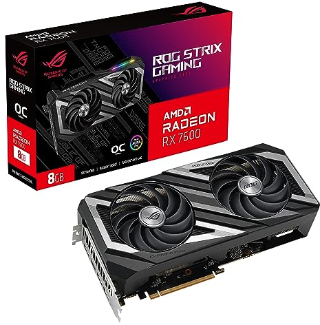 ASUS ROG Strix Radeon RX 6650 XT V2 OC Edition 8GB GDDR6 RGB Gaming Grafikkarte
