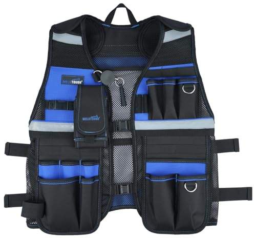 MELOTOUGH Chaleco unisex para adultos moderno (paquete de 1), Azul, One Size