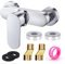 DGMI Mischbatterie Dusche, Duscharmatur Einhebelmischer, Einhebelmischer Dusche, Duscharmatur, Mischbatterie für Dusche Wandmontage, Chrom-Wasserhahn Dusche mit G ½ Auslauf