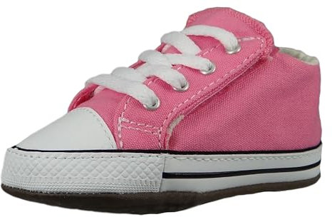 Converse Baby - Mädchen Chuck Taylor All Star Cribster Sneaker, Pink Natural Ivory White, 19 EU