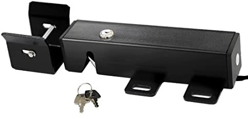 TOPENS ET24 Electric Gate Lock for 24VDC Automatic Swing Gate Opener Motor Gate Operator System Device Safe Security Outdoor Waterproof Black