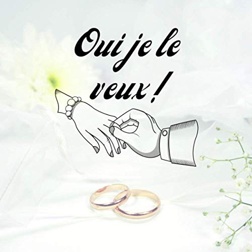 Oui je le veux !: Album de mariage | Carnet de souvenirs de photos et dédicaces des personnes que vous aimez | 100 pages ornées d'un couple de mariés