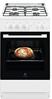 Electrolux LKK500000W - Cucina a gas con forno elettrico 50x60 cm Bianco