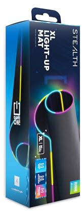 STEALTH LED Light-Up XL Gaming Matte Kompatibel mit PC und Konsolen - Rutschfest, Langlebig, Komfortables Gaming mit bis zu 13 RGB Lichteffekten