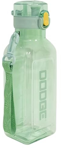 JIADEXIN 700ml Sports Water Bottle Leakproof Flasks with Lock Cover Portable Direct Drinking Cups BPA Free Plastic Drinks Bottle for School Office Running Gym Cycling, Black