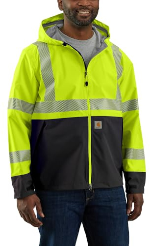 Carhartt Men's HV Portsmouth Class 3 Jacket, Brite Lime, Small