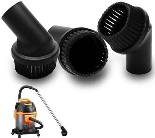 Hcunbsu 3PCS 35mm Brush for Henry Hoover, Vacuum Cleaner Attachment, Dusting Brush Head, Universal Replacement Round Dusting Brush