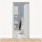 Mosquitera magnética para puerta, 185 x 270 cm, malla gris, mosquitera antiinsectos para sala de estar, balcón, patio, dormitorio