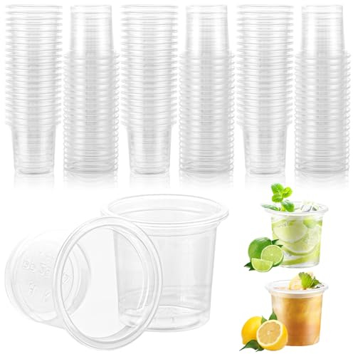 WOPPLXY 1000 vasos chupito plastico, shotgläser plastik 2cl transparentes y reutilizables, chupito plastico para bodas, fiestas, reuniones, celebraciones navideñas y uso comercial