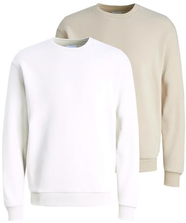 JACK & JONES herr Pullover-tröja Jjebasic Knit Crew Neck Noos