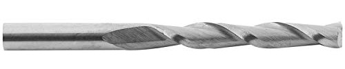Amigocee 10x 1/8 Pouce 3.175mm CNC Carbure Double Deux Flûte Spirale Peu Embout Fin Routeur 22mm