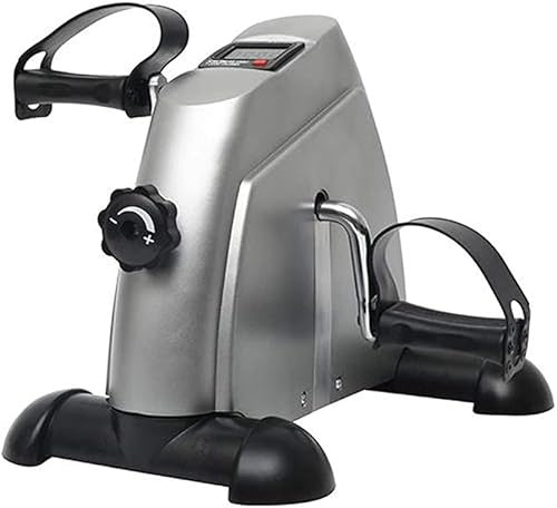 Mini-Stepper Swing Stepper Mini motionscykel Home Stepper Twist Step Fitness Machine Rehabilitering Träningscykel med LCD-skärm for hemmaträning(Silver)